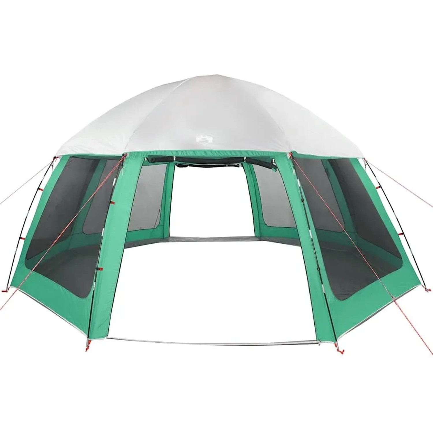 vidaXL Poolzelt mit Abnehmbarem Überzelt Netzwänden Meergrün 510x510cm 4100635_6