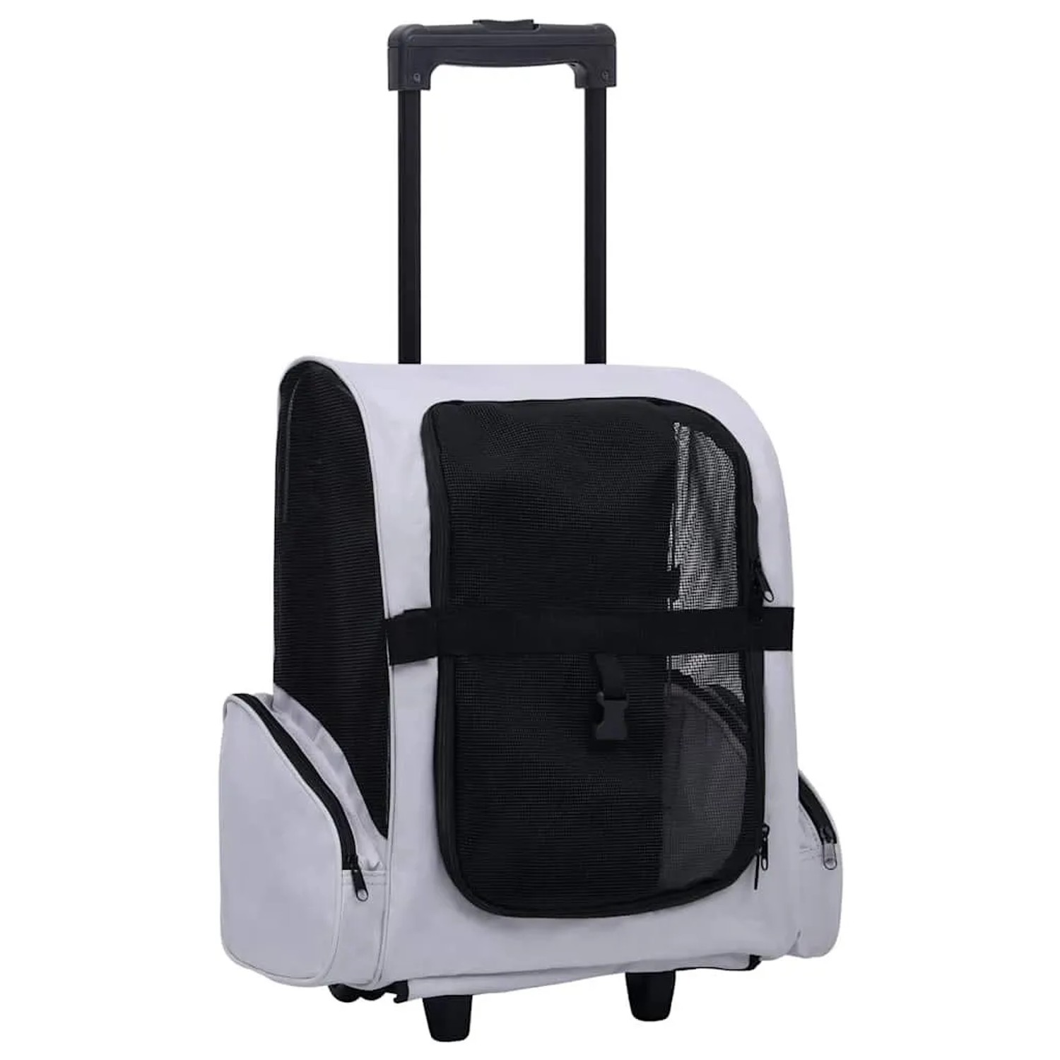 vidaXL Trolley für Haustiere 3-In-1 Faltbar Grau 171020