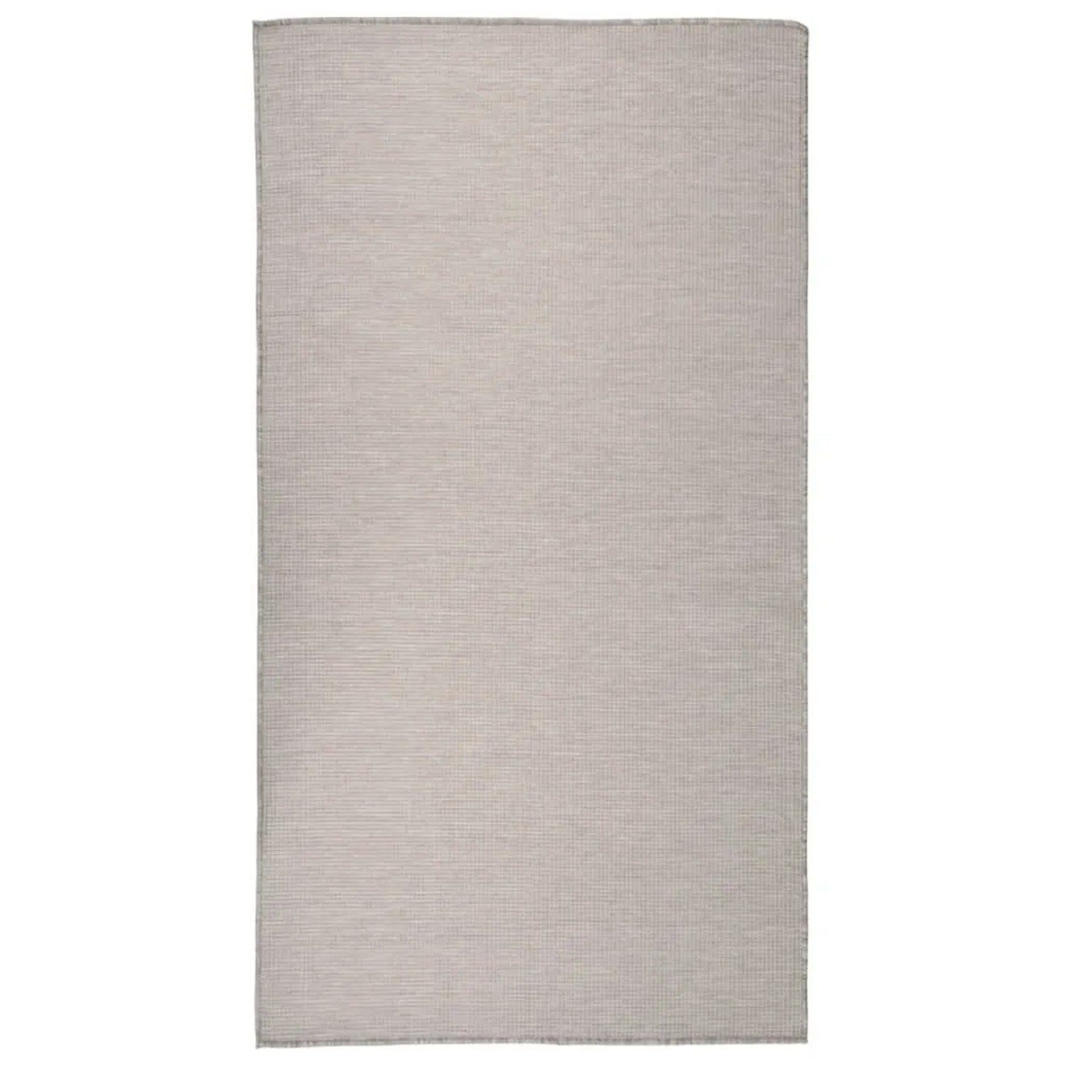 vidaXL Outdoor-Teppich Flachgewebe 80x150 cm Hellgrau 340778 günstig online kaufen