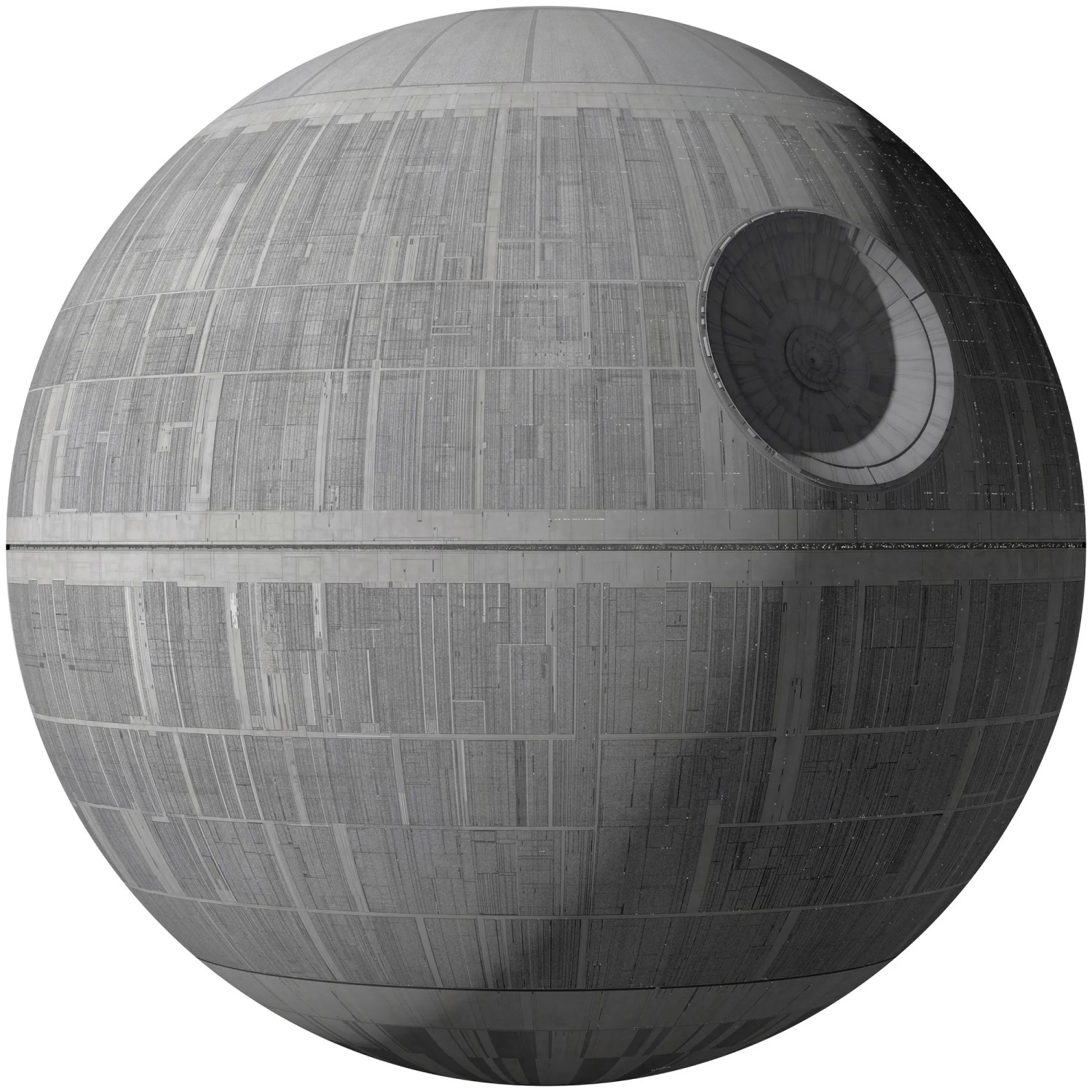 Komar Vliestapete Star Wars XXL Death Star, glatt, bedruckt, Comic, Retro, (1 St), 127 x 127 cm (Breite x Höhe)