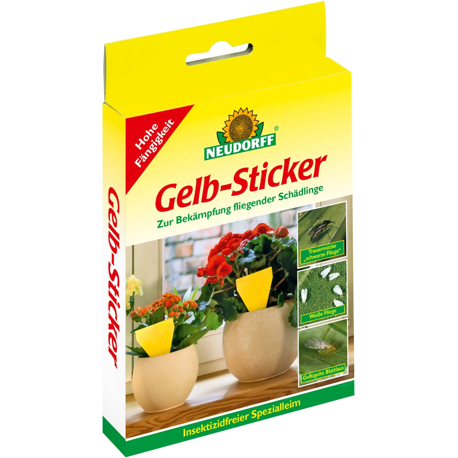 Neudorff Gelb-Sticker