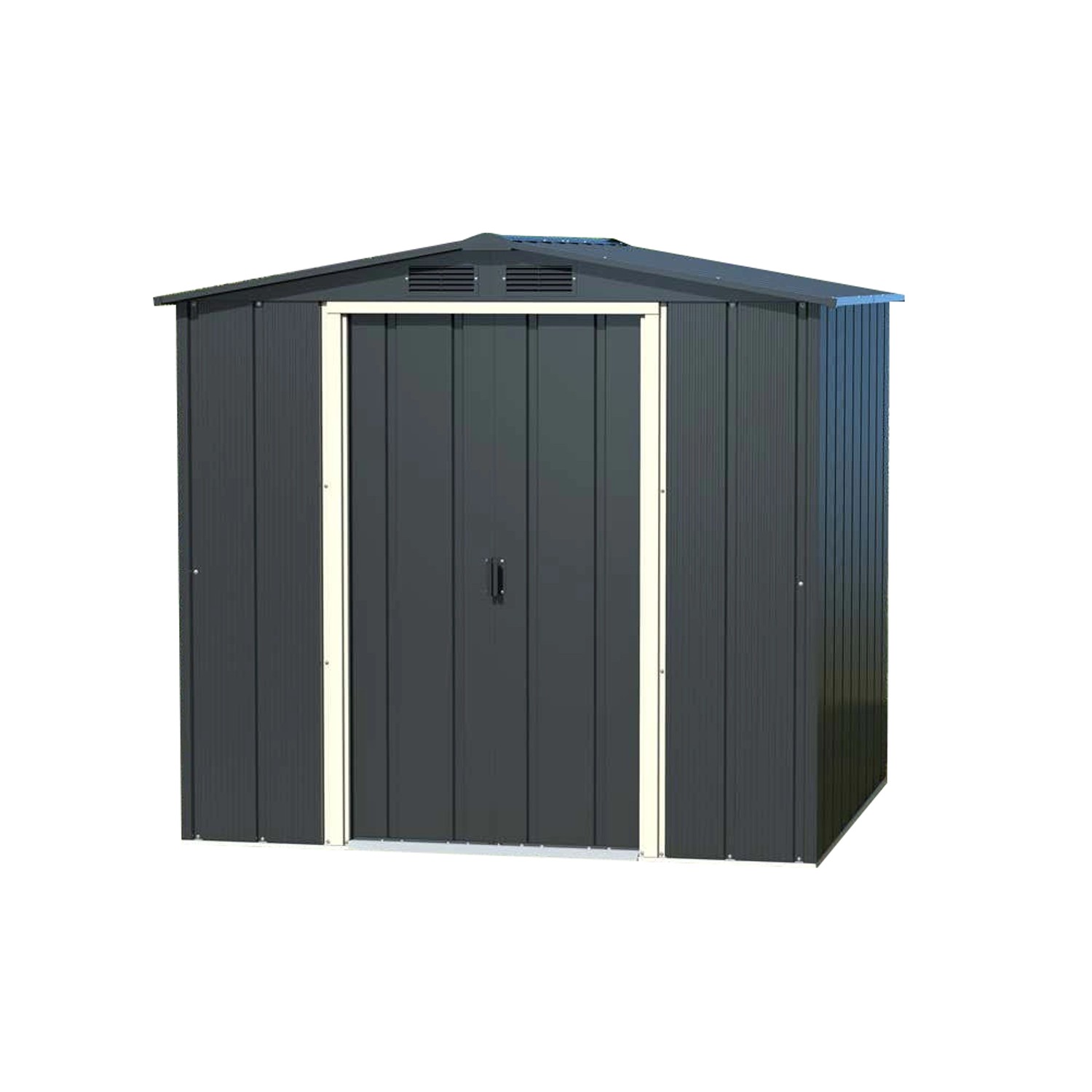 DURAMAX Metall-Gerätehaus 1,8x1,8m in Anthrazit günstig online kaufen