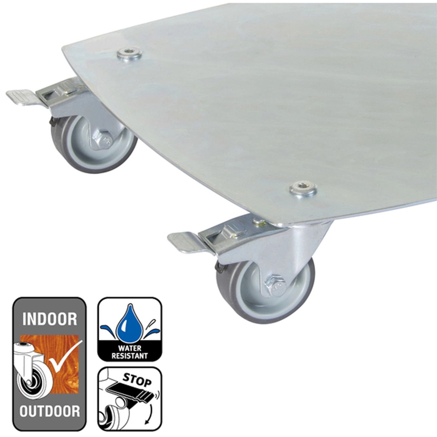 MeYuxg Pflanzenroller 30x30cm - 2 Stück Rollbretter Für Blumentöpfe Bis 100kg