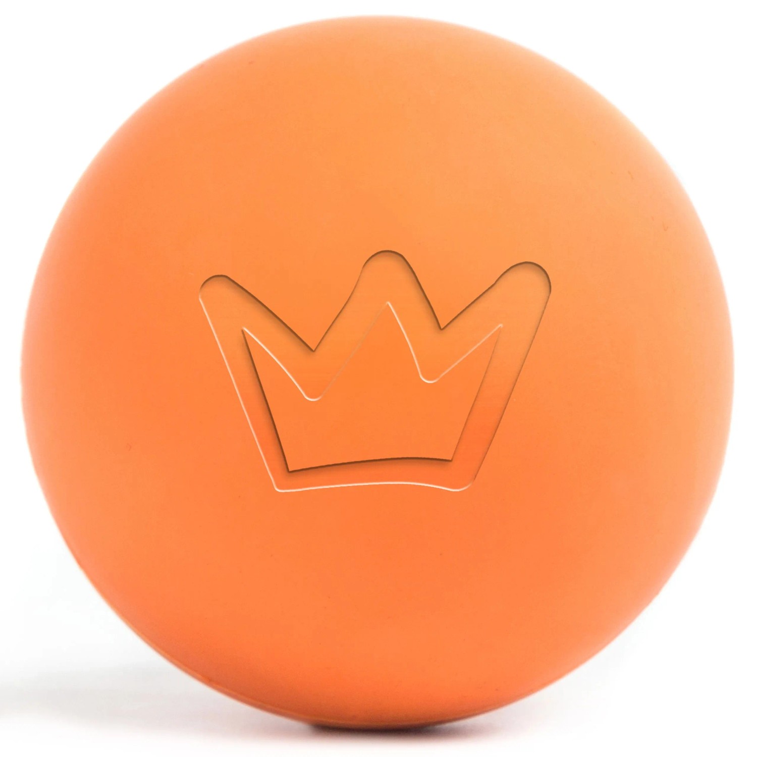 Rudelkönig Hundeball Naturkautschuk 6,5 cm Wurfball Orange