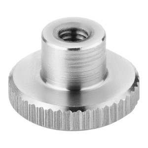 SOTECH Rändelmutter M4, Edelstahl V2A, hohe Form, DIN 466, Griffmutter, 4er Set