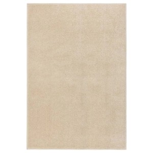 vidaXL Teppich Kurzflor 160x230 cm Beige 340333
