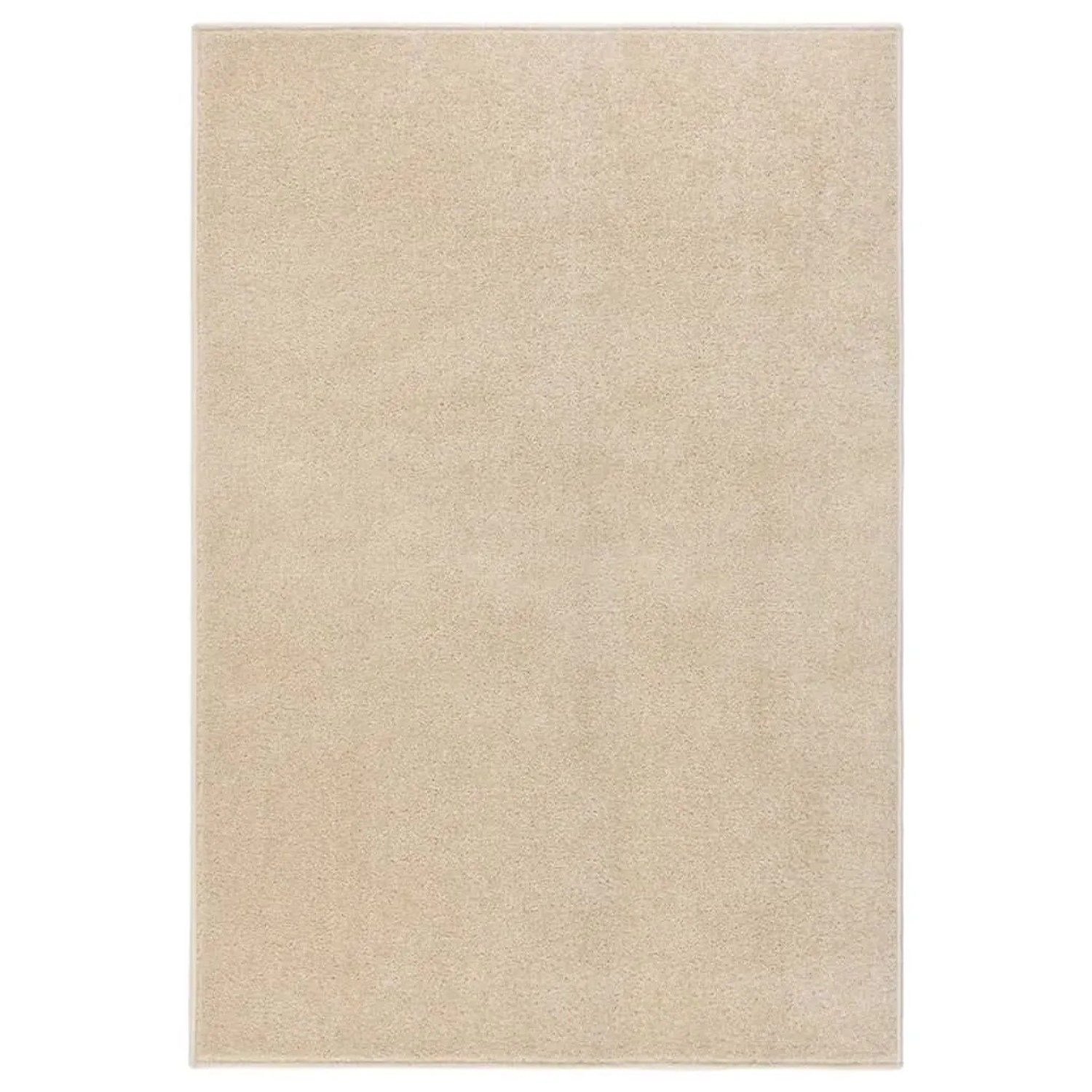 vidaXL Teppich Kurzflor 160x230 cm Beige 340333