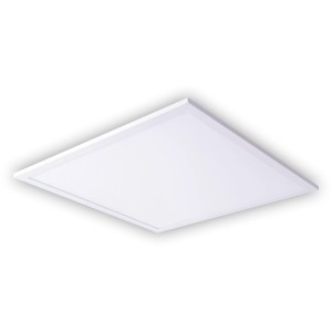 Quadratisches, weißes Näve Smart Home LED Panel mit Backlight, 45 cm.