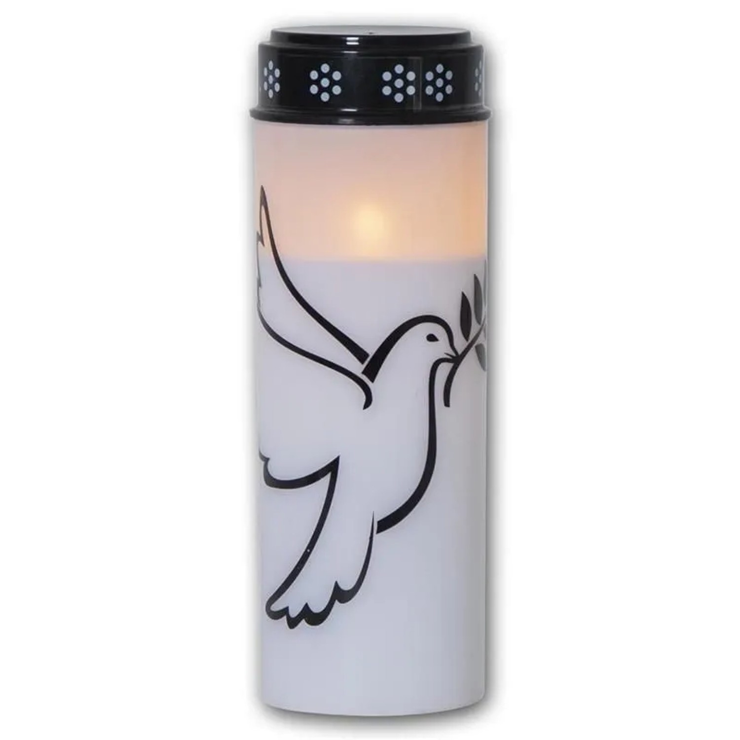 Star Trading LED-Grablicht Taube 21cm Timer Batterie