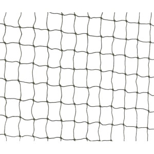 Olivgrünes, drahtverstärktes Trixie Schutznetz für Katzen, 6x3m, für Balkon & Fenster.