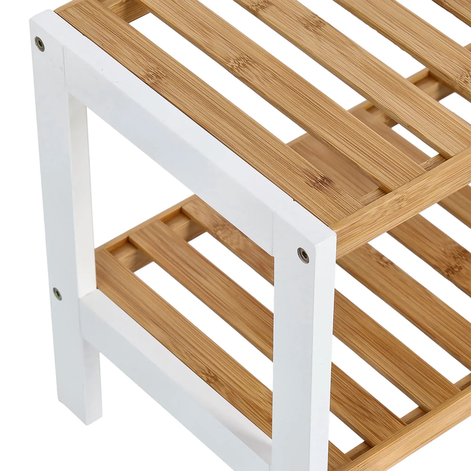 Zeller Schuhregal Wei Bambus 33 x 26 x 70 cm kaufen bei OBI