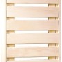 Karibu Saunabank Größe 3 aus Espenholz, 215,5x55x9cm, für Sauna & Zubehör.