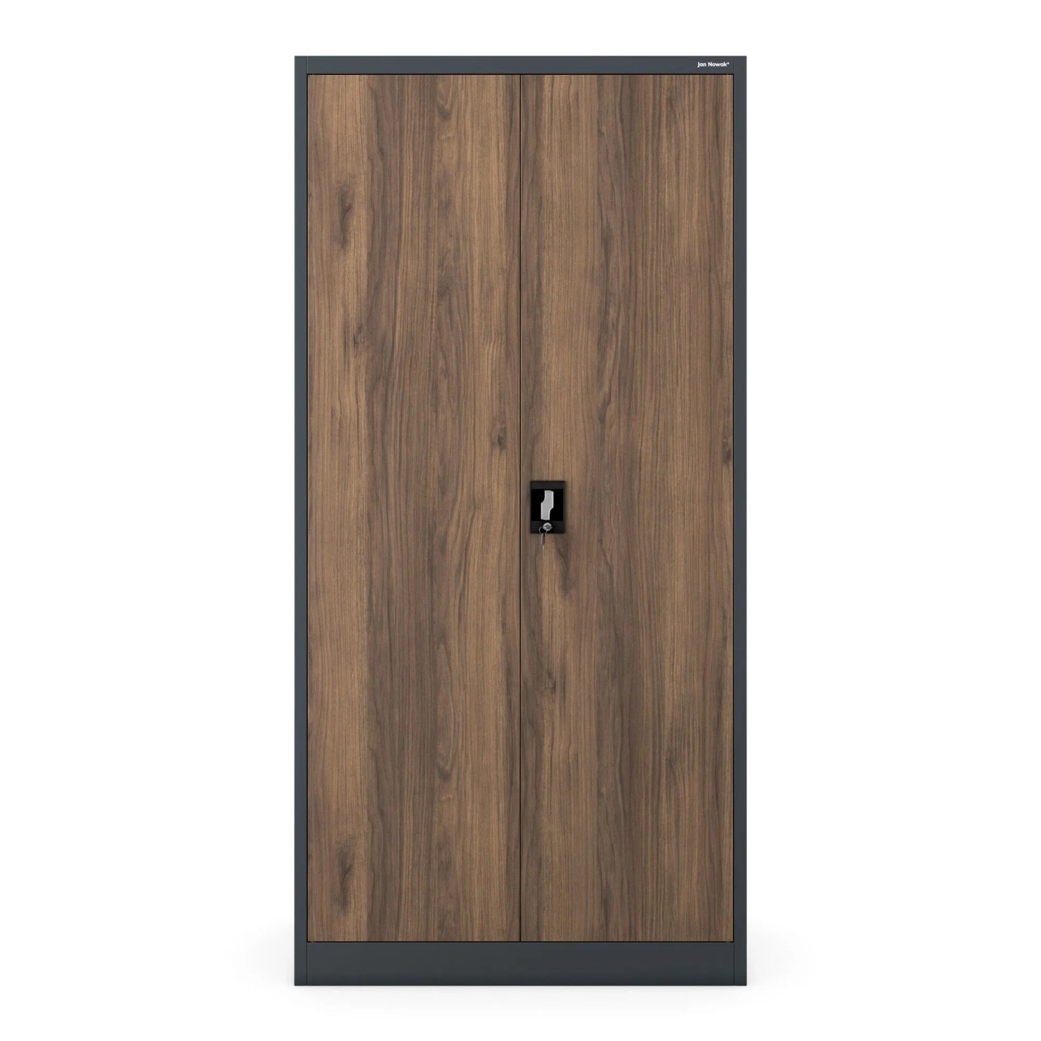 Jan Nowak Metallschrank Aktenschrank 185x90x40 Cm Mit Zylinderschloss Und 4 Fachböden