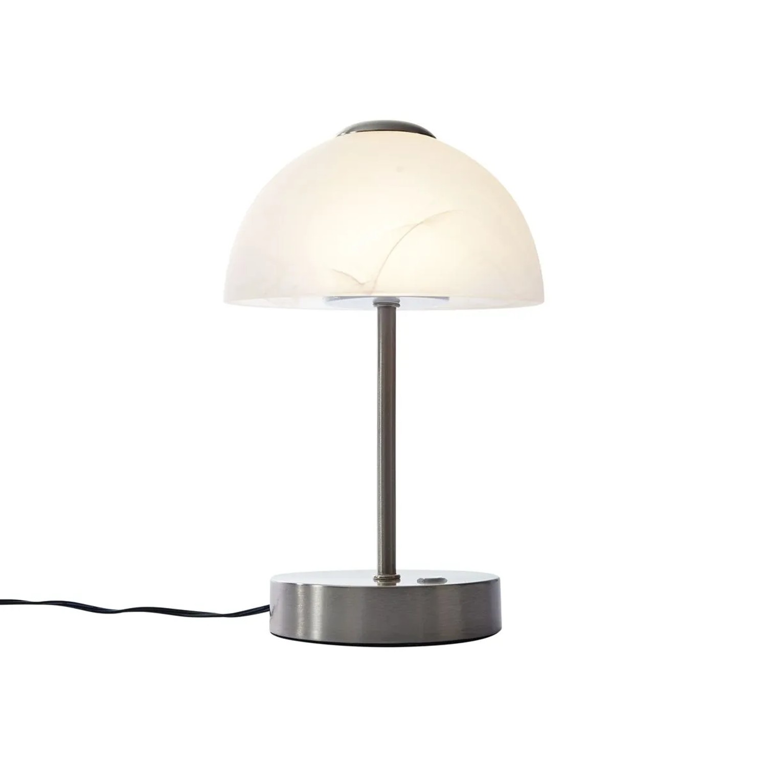 QAZQA Design Tischleuchte Stahl mit Opalglas inkl  LED Dimmbar Joya