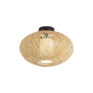 QAZQA Japandi Deckenleuchte Bambus 42cm IP44 Moana
