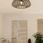 Eglo Deckenleuchte Espinal, 1-flammig, bronze-gebürstet, mit offenem Lampenschirm.