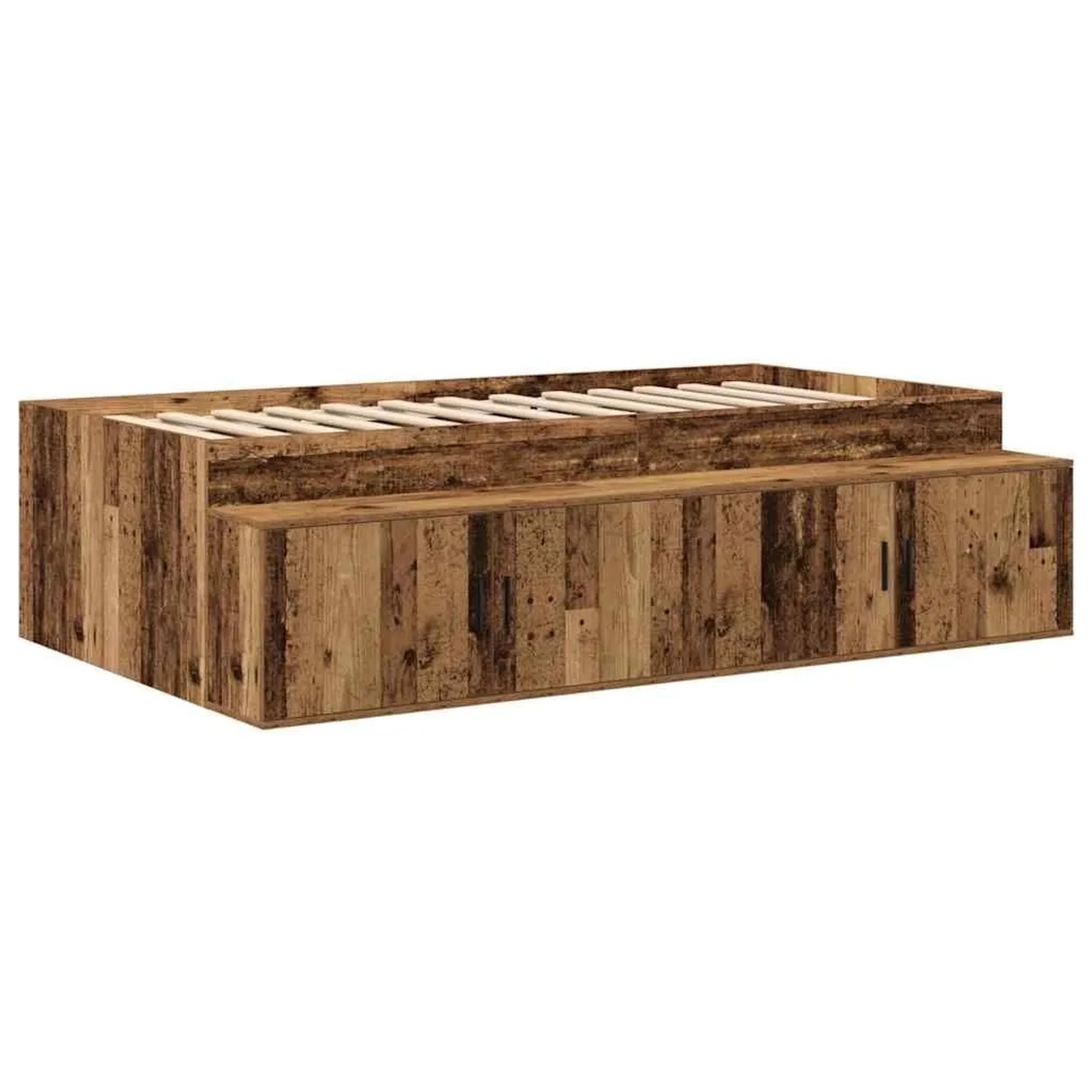 vidaXL Bettrahmen mit Stauraum Artisan-Eiche 70 x 190 cm Holzwerkstoff 3335 günstig online kaufen