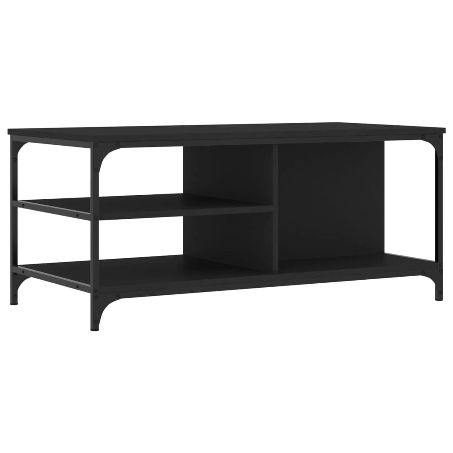 vidaXL Couchtisch Schwarz 100x50x45 cm Holzwerkstoff Modell 2 günstig online kaufen