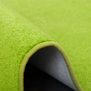 Detailansicht: Grasgrüner Snapstyle Teppichläufer Joy Velours, 80x320cm.