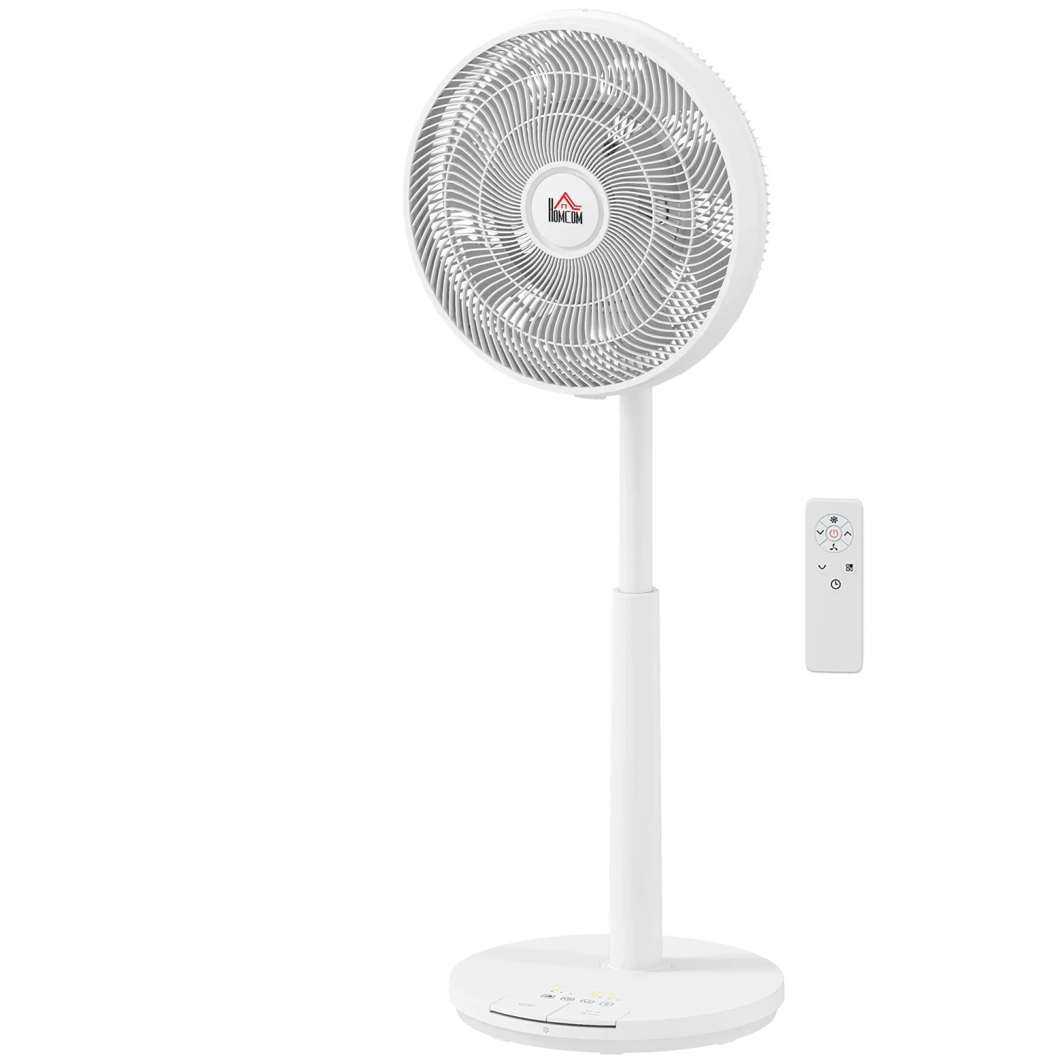 HOMCOM Standventilator ABS 40L x 36B x 110H cm Weiß