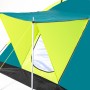 Bestway Cool Ground 3 Zelt für 3 Personen, blau-gelb mit Vordach. Ideal für Camping.