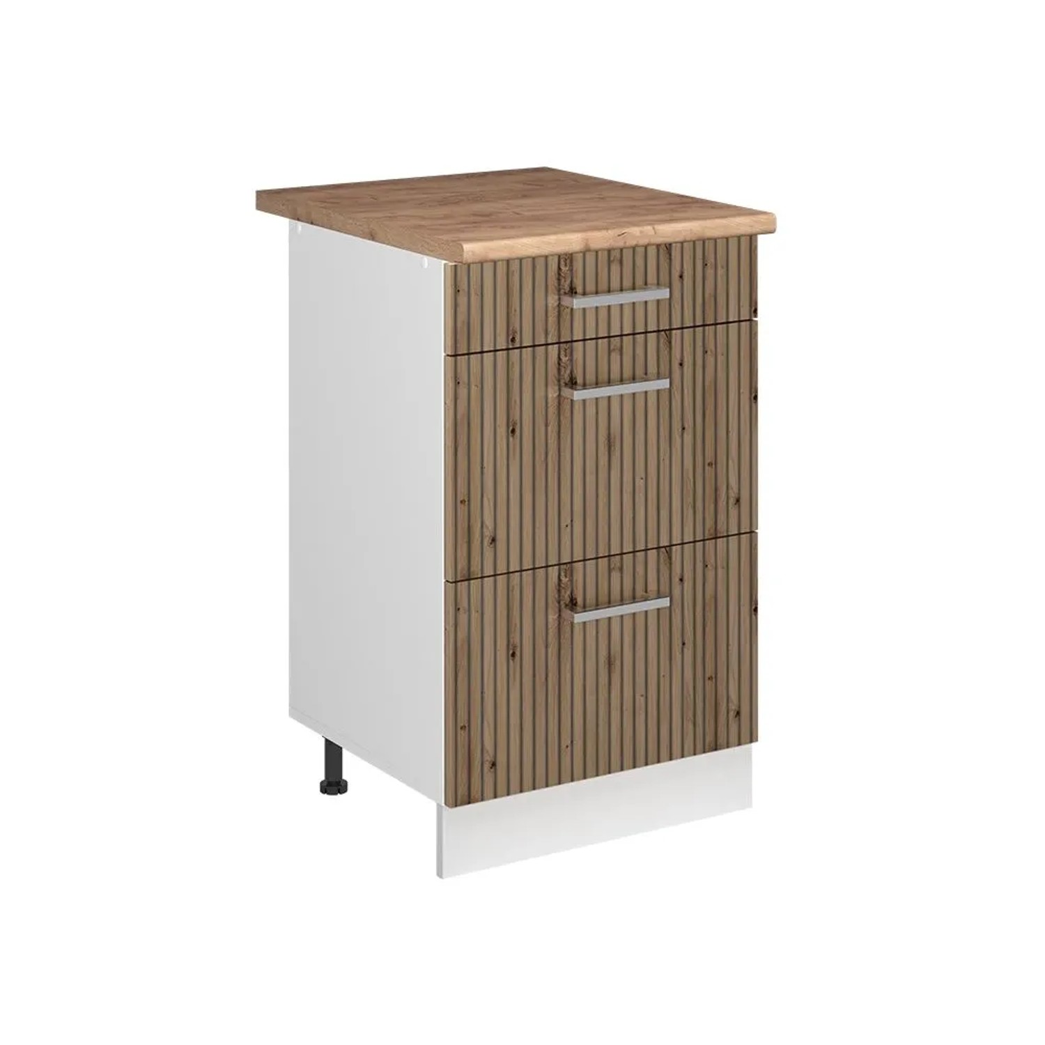 Vicco Küchenunterschrank R-Line Artisan-Eiche/Weiß 50 x 82 Arbeitsplatte Goldkraft Eiche Art Nr 69668