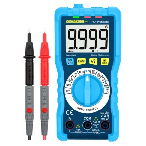 Pancontrol Digital-Multimeter mit Messleitungen, True RMS, 600 V, CAT lll, automatische Bereichswahl.