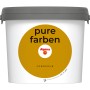 Alpina Pure Farben Ockergelb, matte Wandfarbe im 2,5 l Eimer.