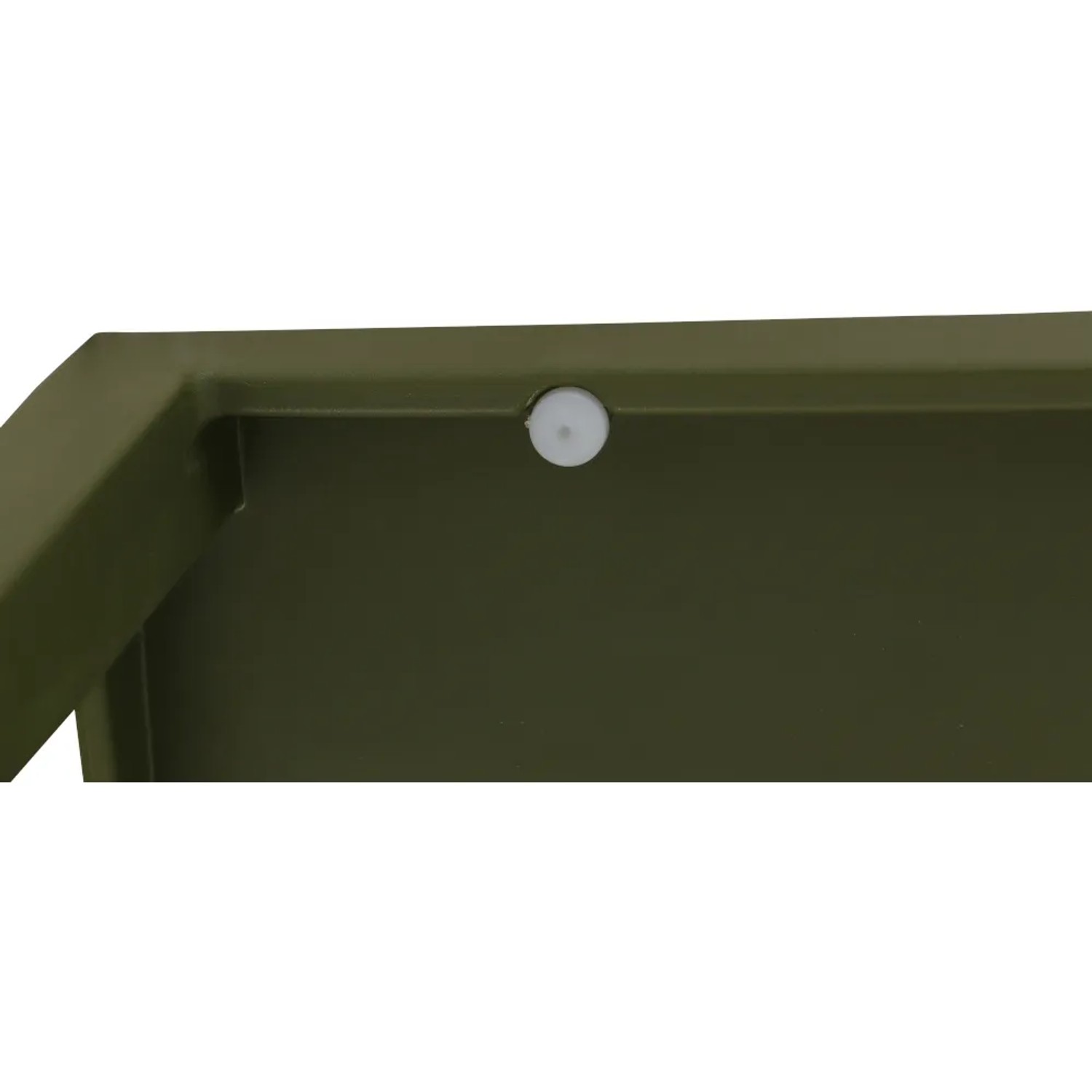 Detailaufnahme: Siena Garden Stapelsessel Square, olive, zeigt Material und Verarbeitung.