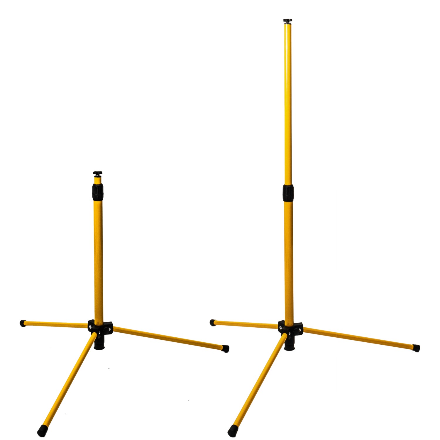 LED's Work Arbeitsleuchte mit Stativ, gelb, höhenverstellbar bis 120cm.