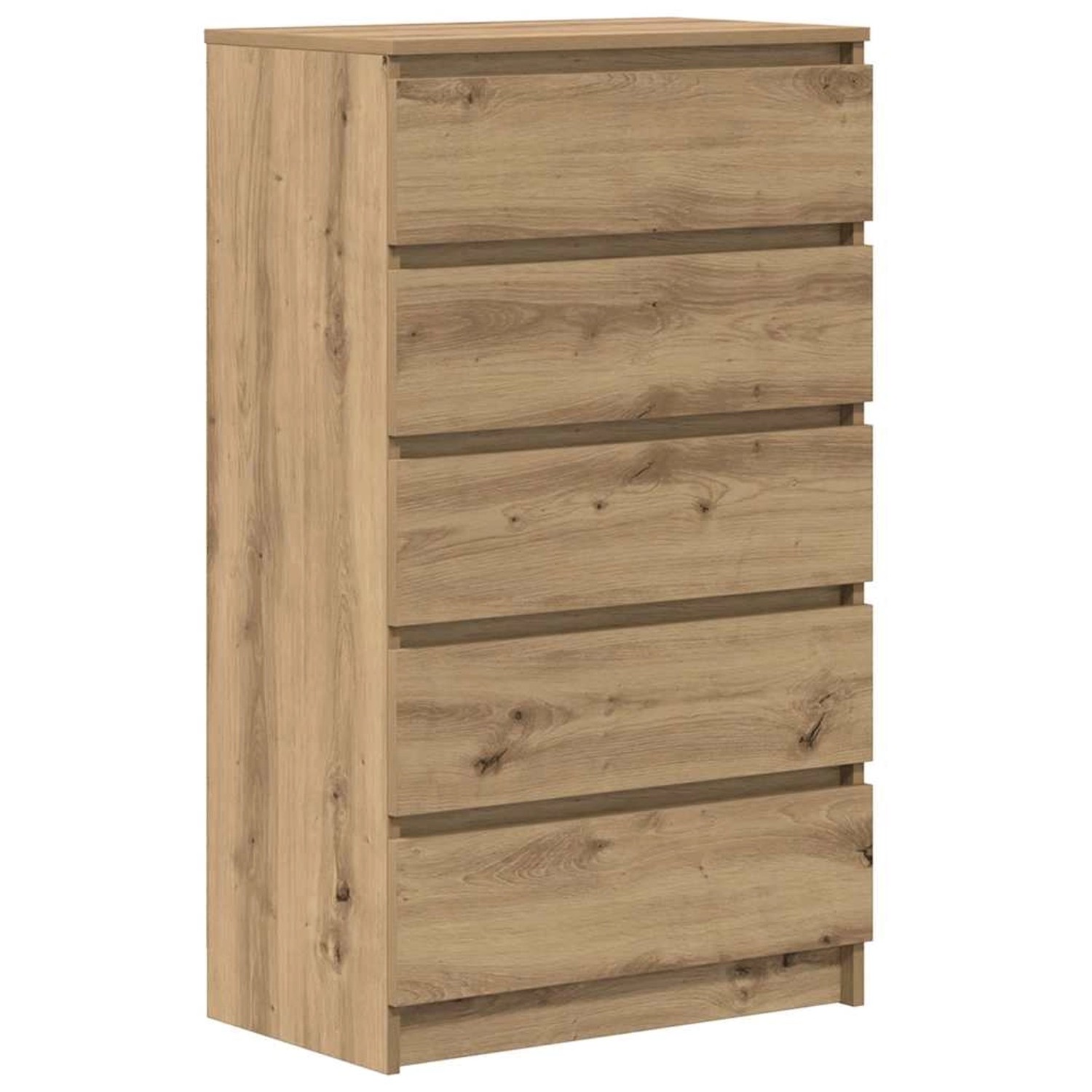 vidaXL Schubladenschrank Artisan-Eiche 60x36x103 cm Holzwerkstoff 855997 günstig online kaufen