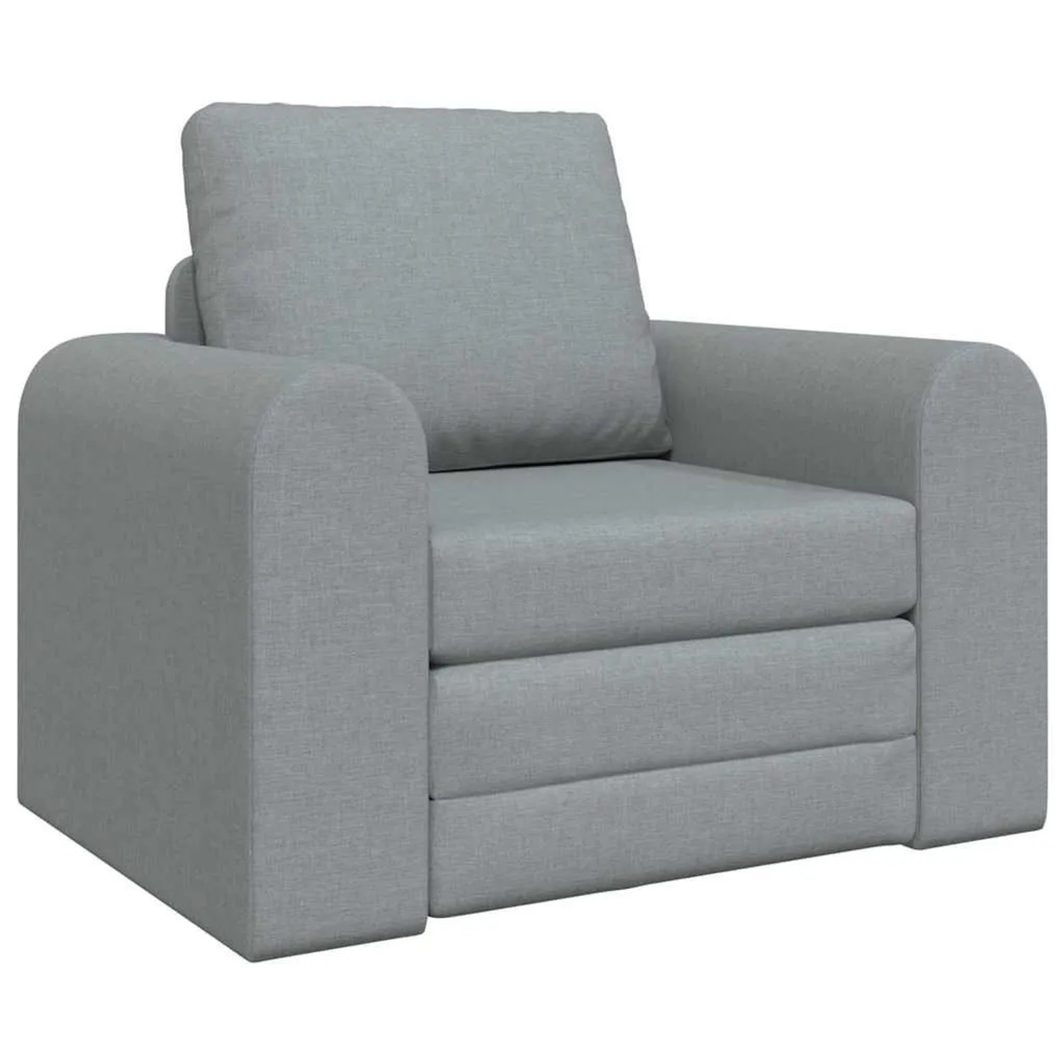 vidaXL Schlafsofa Hellgrau 98 x 71 x 83 cm Stoff 4106655 günstig online kaufen