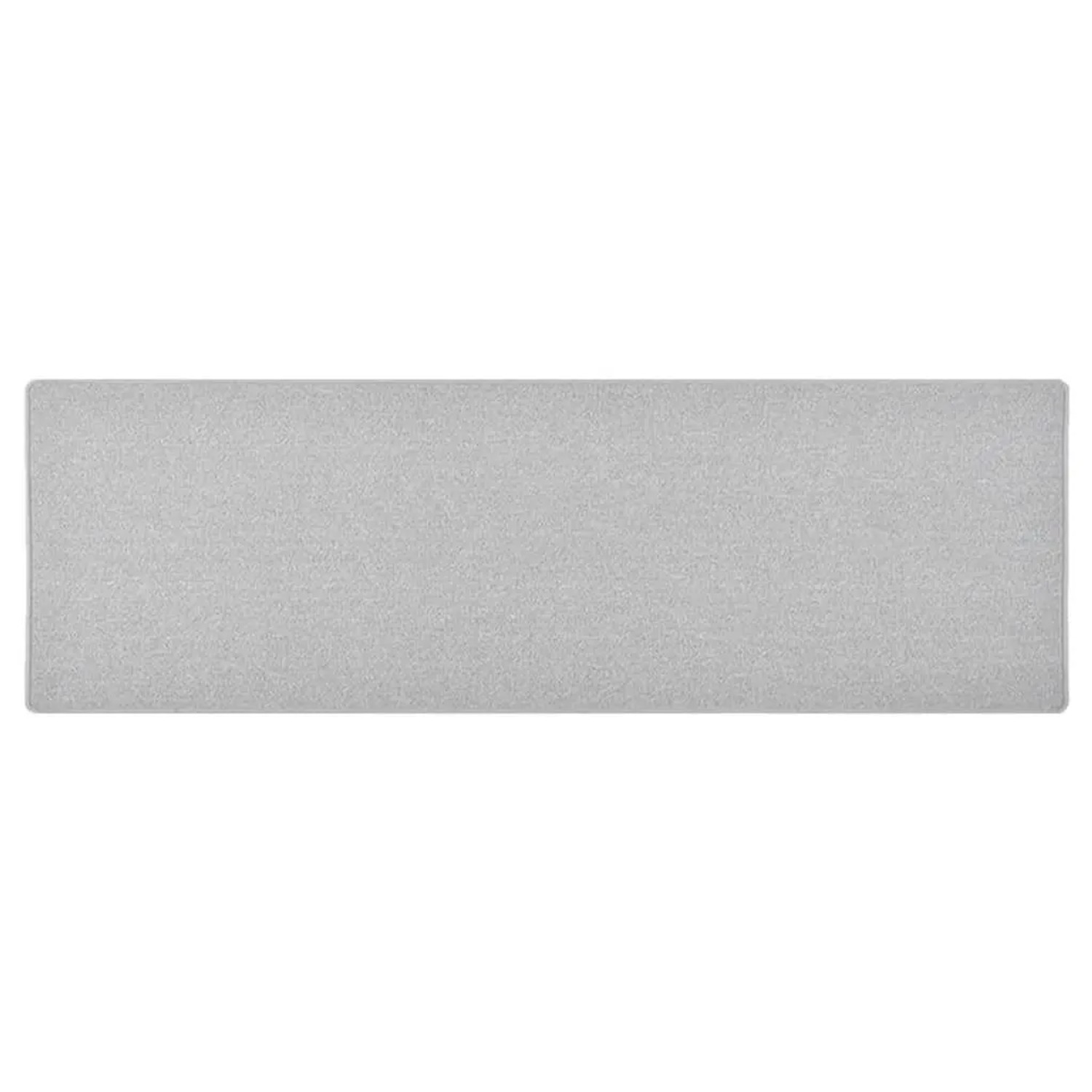 vidaXL Teppichläufer Hellgrau 80x250 cm 326995