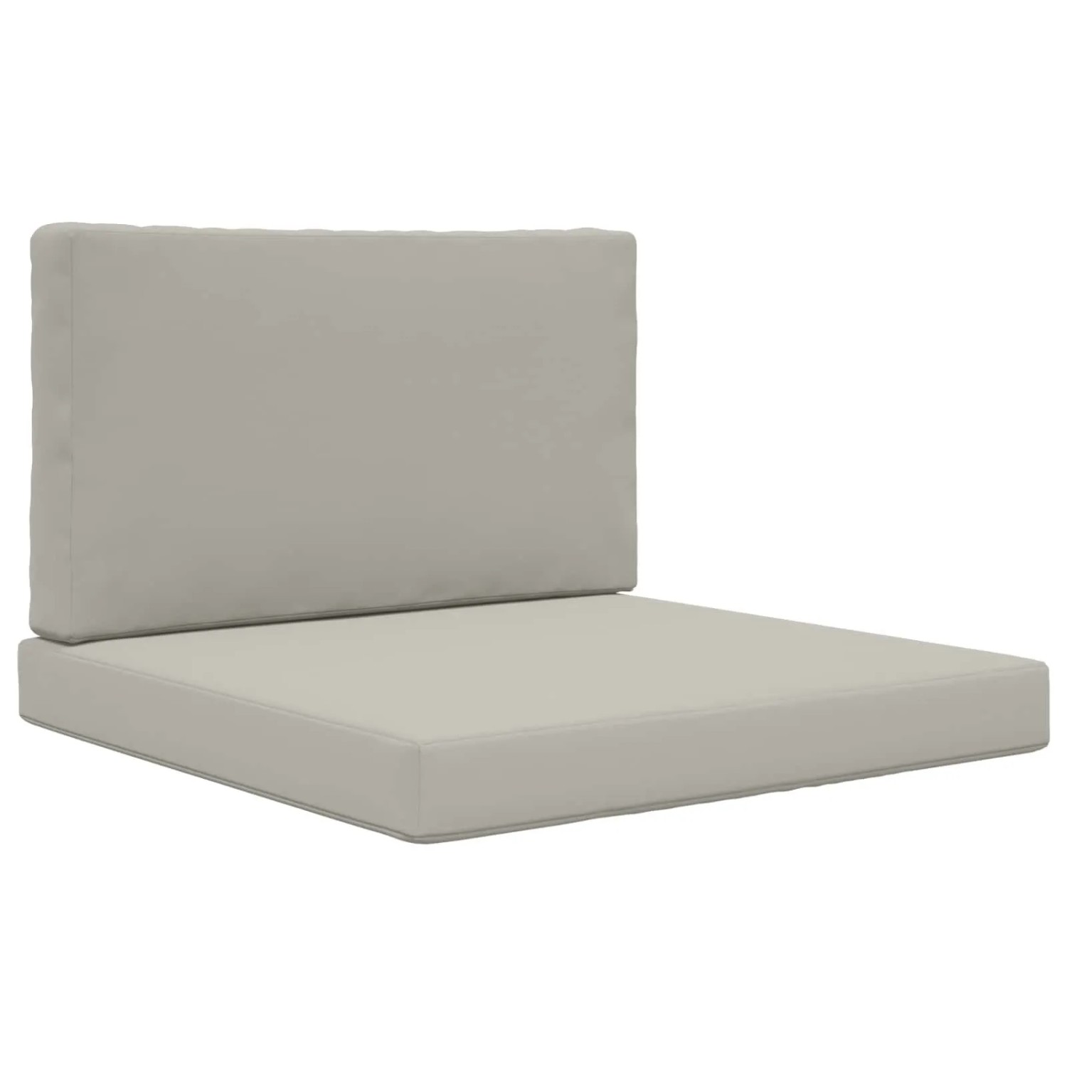 vidaXL Sofakissen für Draußen 2-Tlg Grau Polyester 900830