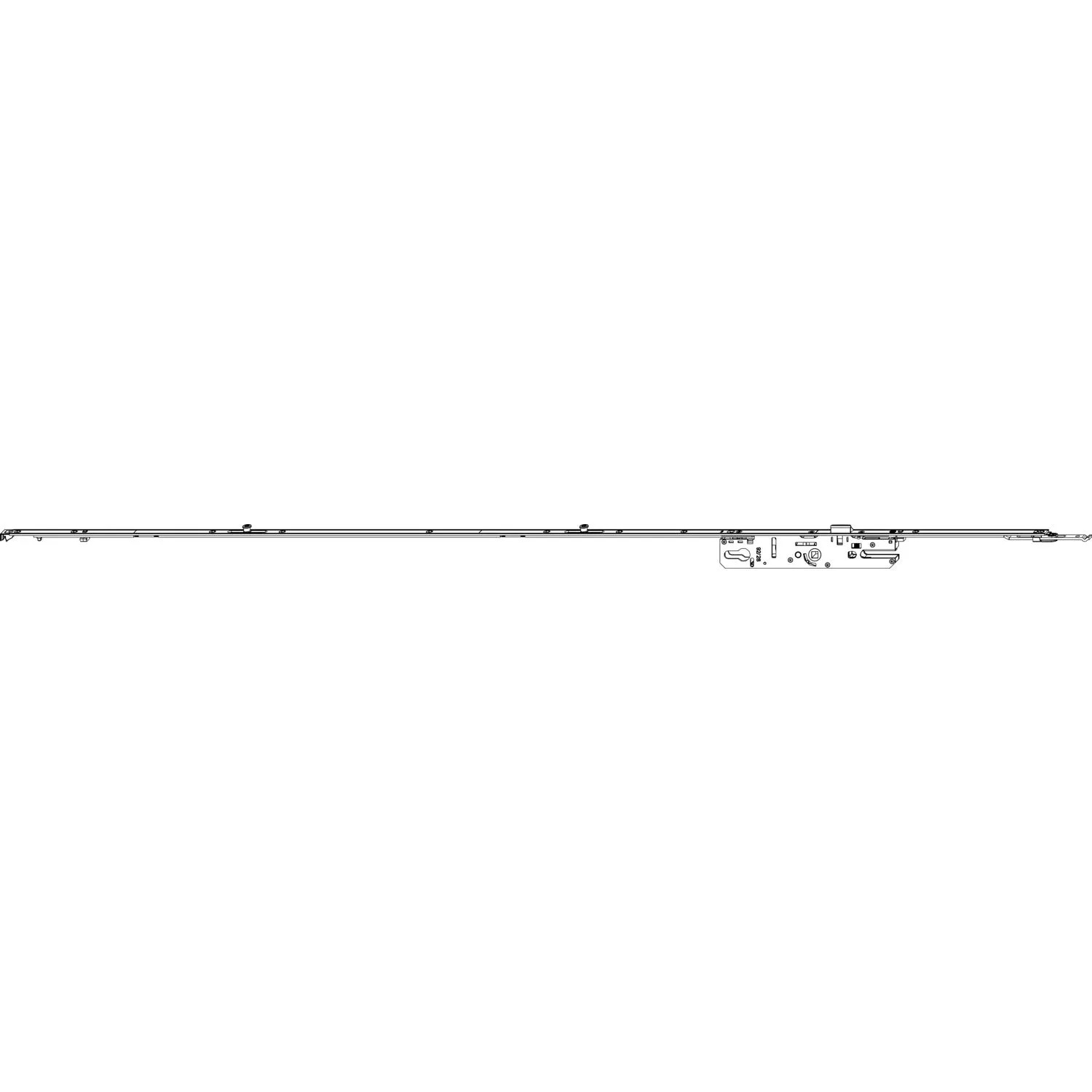 Macomm Balkontürverschluss Fix Pz92 Dm 40mm Vk 8mm Länge 1347mm