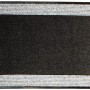 Schmutzfangmatte, farblich sortiert, 40x68 cm, Fußmatte mit grauem Rand und schwarzer Mitte.