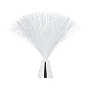 Relaxdays Glasfaserlampe Kunststoff Bunt Farbwechsel 33 cm x 33 cm x 33 cm 70 g