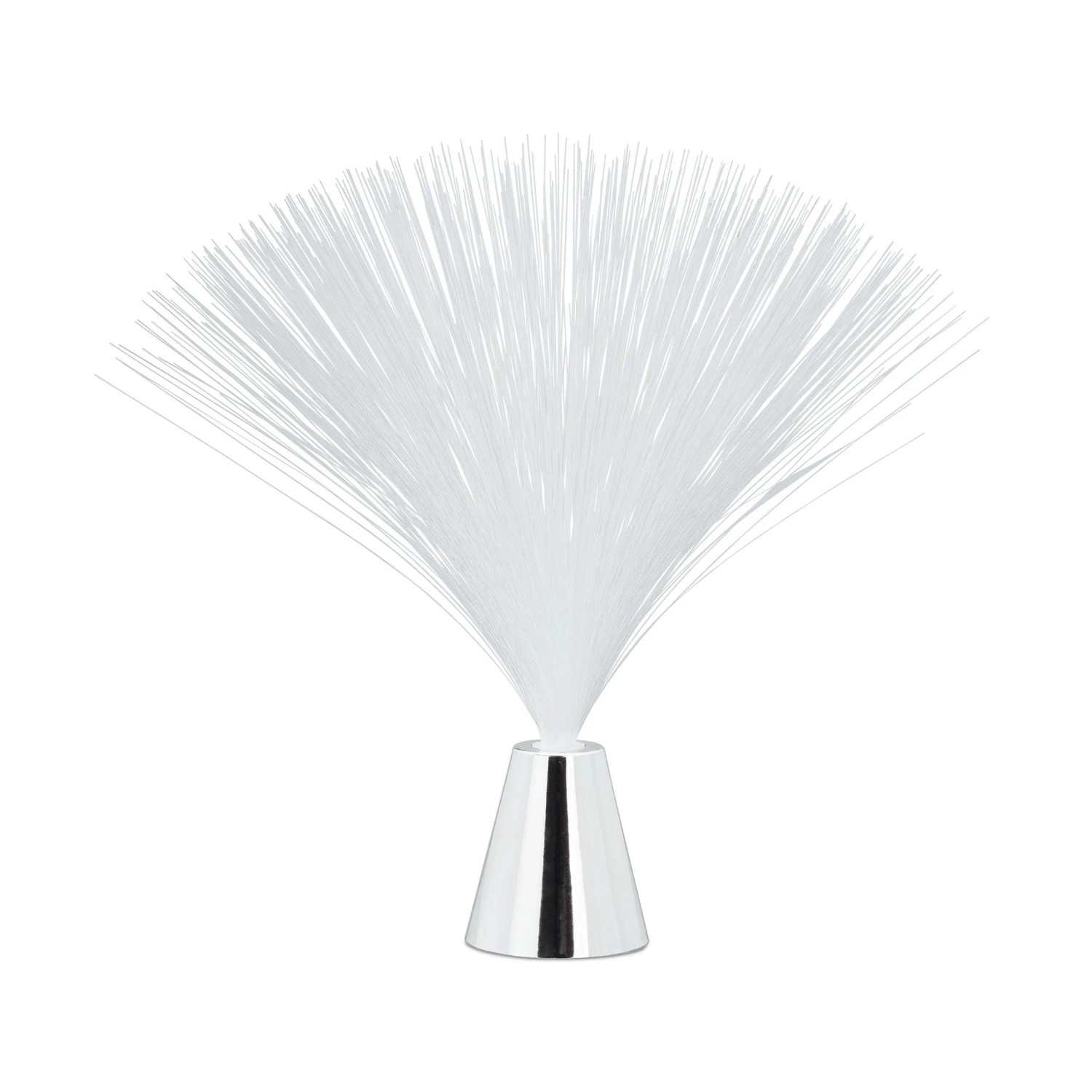 Relaxdays Glasfaserlampe Kunststoff Bunt Farbwechsel 33 cm x 33 cm x 33 cm 70 g