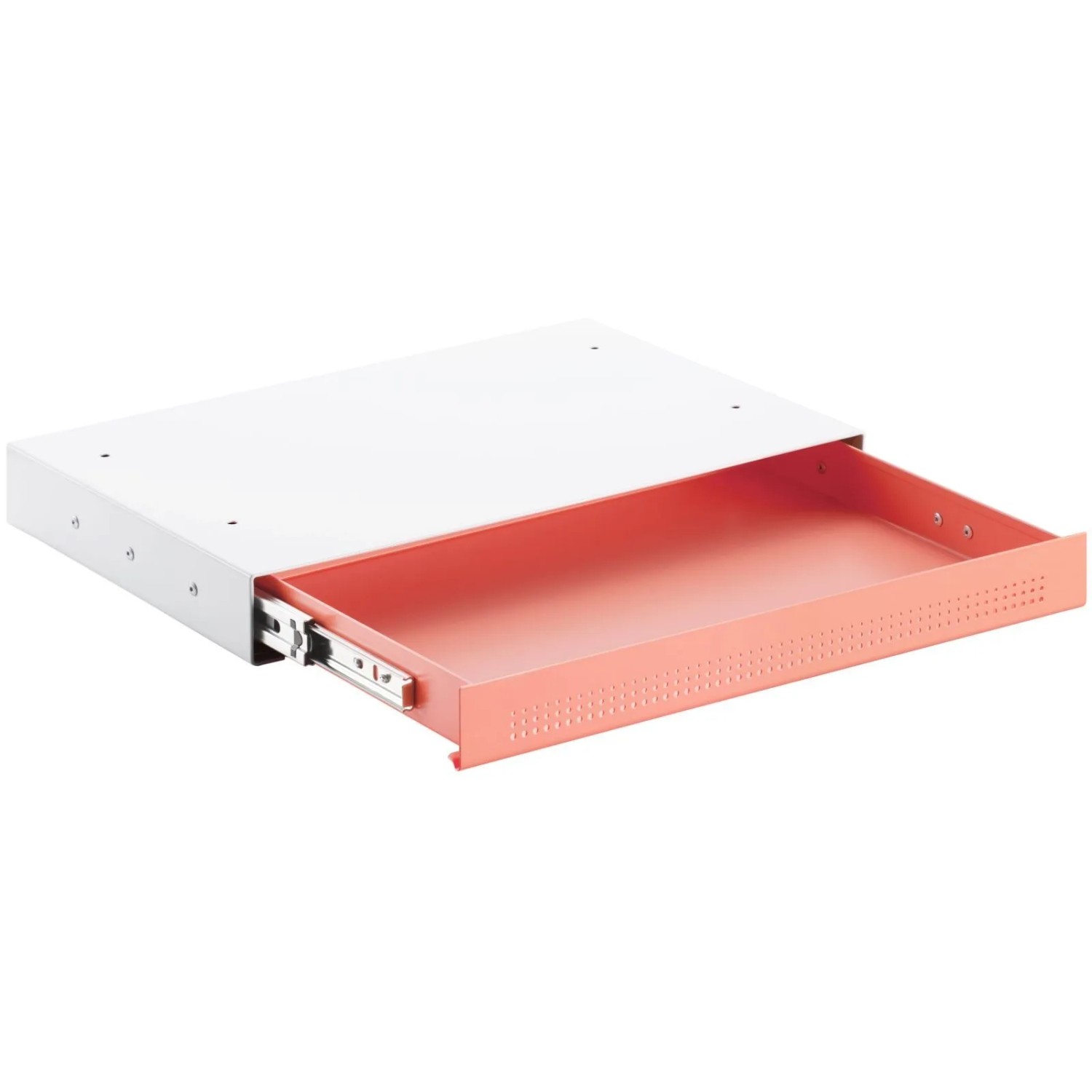 SOTECH CAVO Dokumentenschublade Aus Stahl 410 x 272 mm Orange Weiß Schreibtischschublade Unterbauschublade