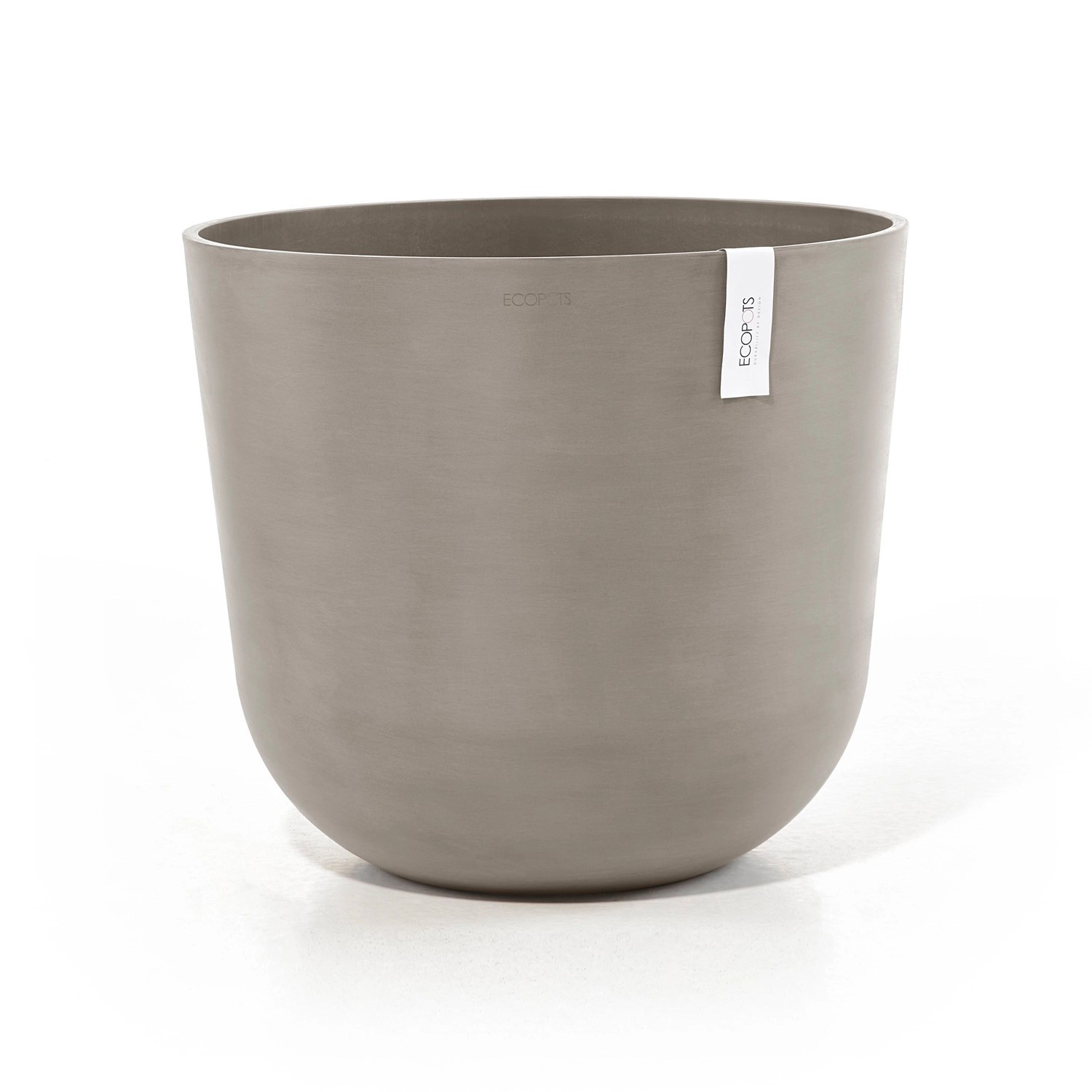 Ecopots Pflanztopf Oslo Braungrau 55 cm x 47,9 cm