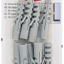 Fischer Spreizdübel S 10 GK, 10er-Packung, geeignet für Beton und Vollziegel.