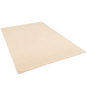Beiger Berber Teppich aus Wolle, 100x300 cm, geeignet für Fußbodenheizung.