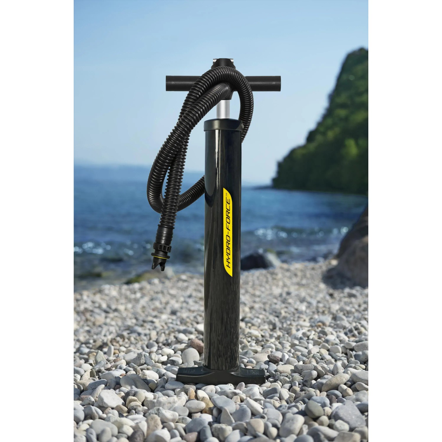 Bestway Hydro-Force SUP Pumpe zum Aufpumpen des Stand Up Paddle Boards.