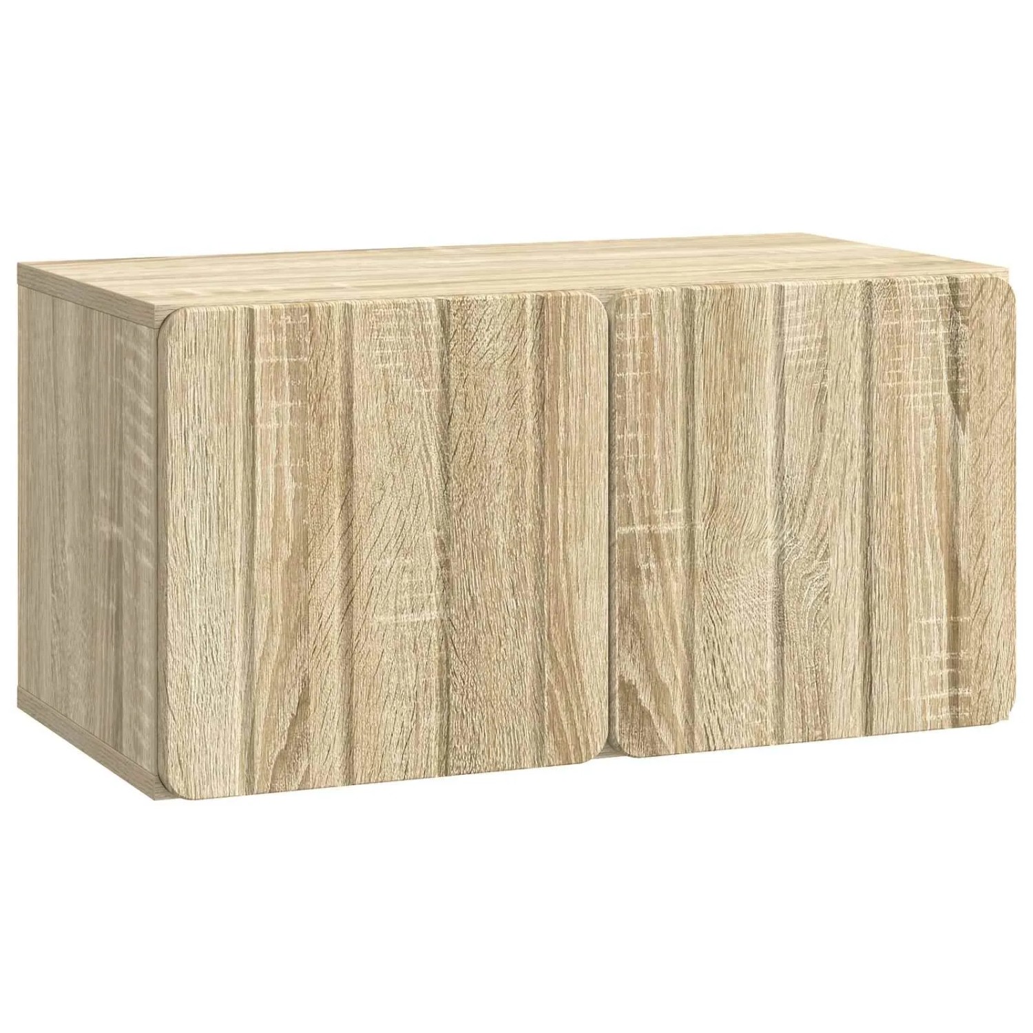 vidaXL Wandmontierter TV-Schrank Sonoma-Eiche 59,5 x 31 x 30 cm 898367