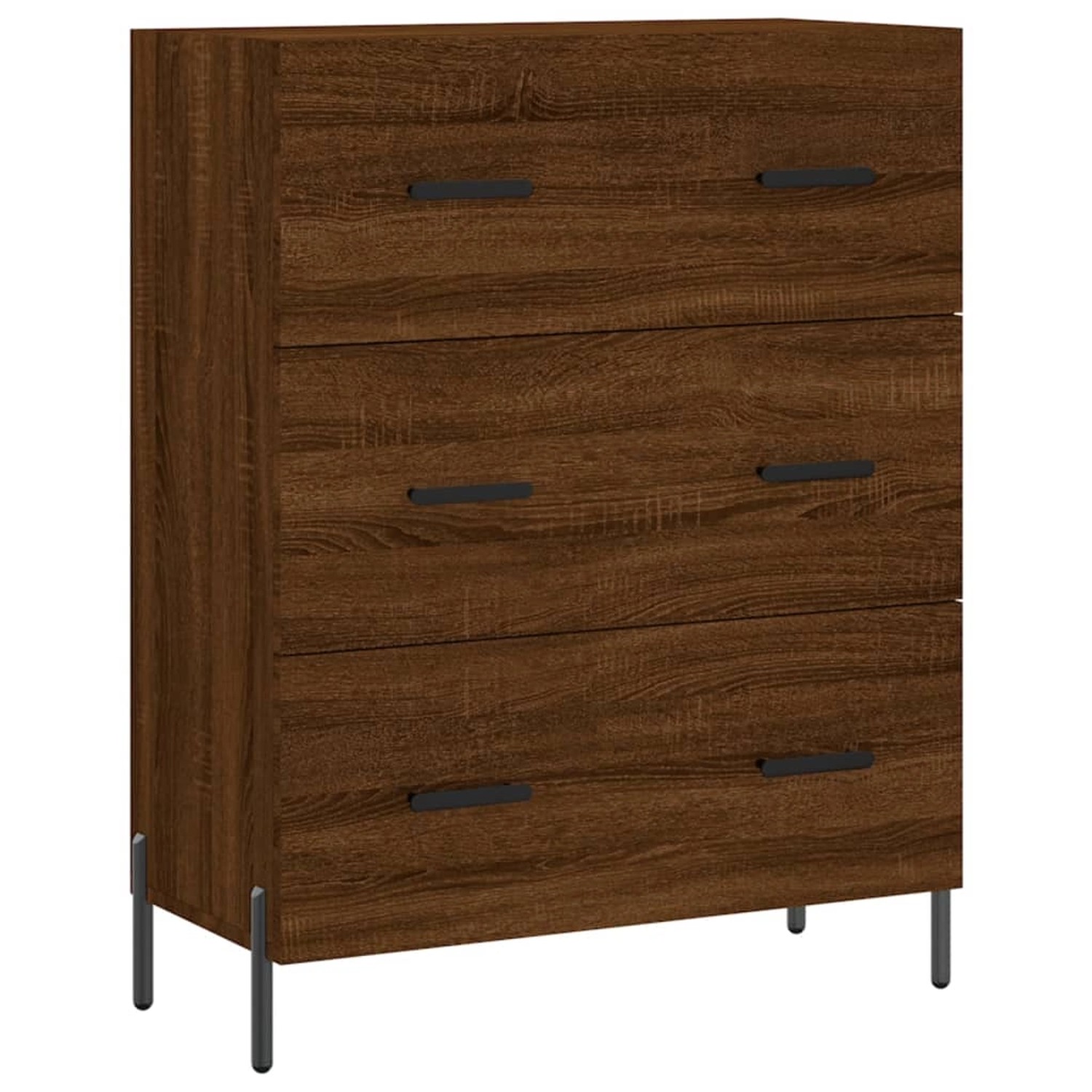 vidaXL Sideboard Braun Eichen-Optik 69,5x34x90 cm Holzwerkstoff 827867