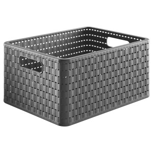 Rotho Korb Country A4 Anthrazit 18 l