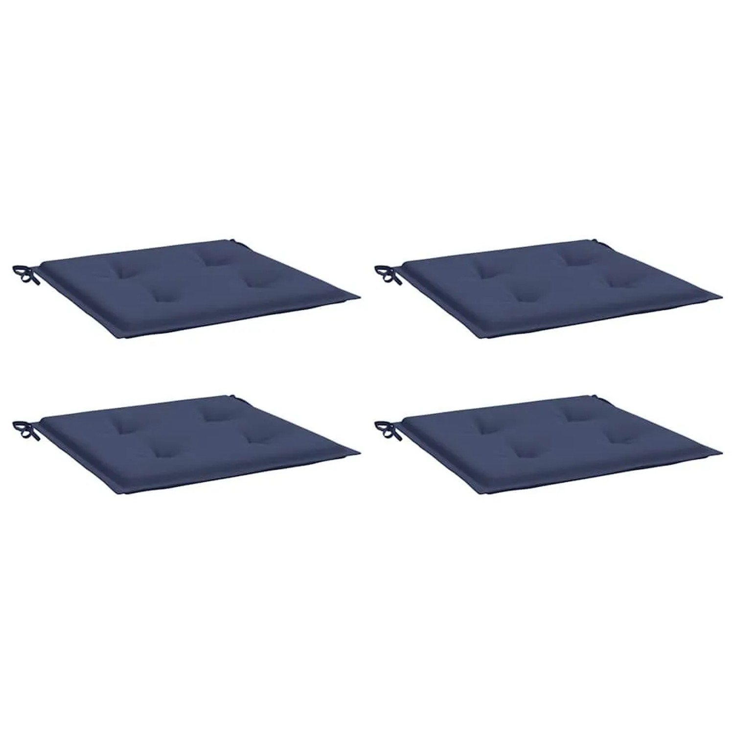 vidaXL Palettenkissen 4 Stk Marineblau 40x40x4 cm Oxford-Gewebe 378359