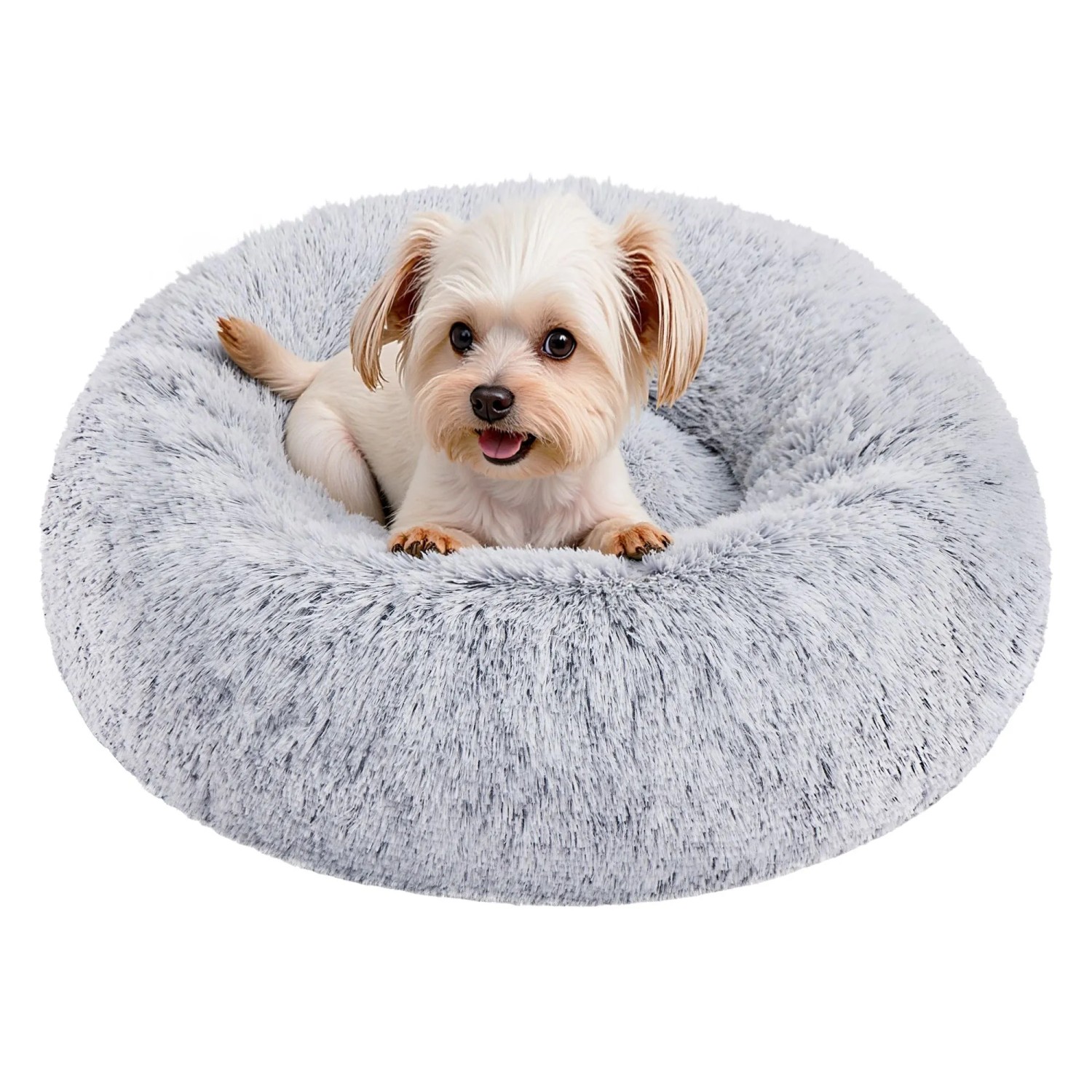 Feandrea Hundebett Flauschig 50 cm Grau