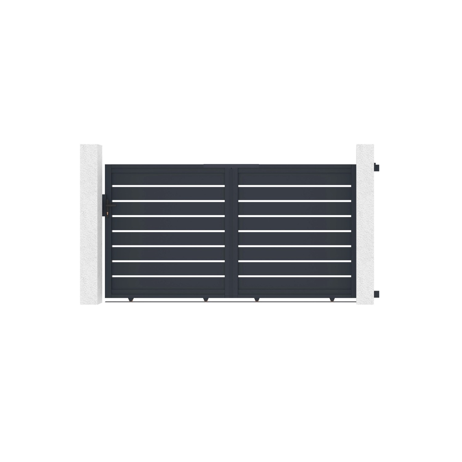 Casanoov Schiebetor Aus Aluminium 3M Vogel H 160Cm Grau günstig online kaufen