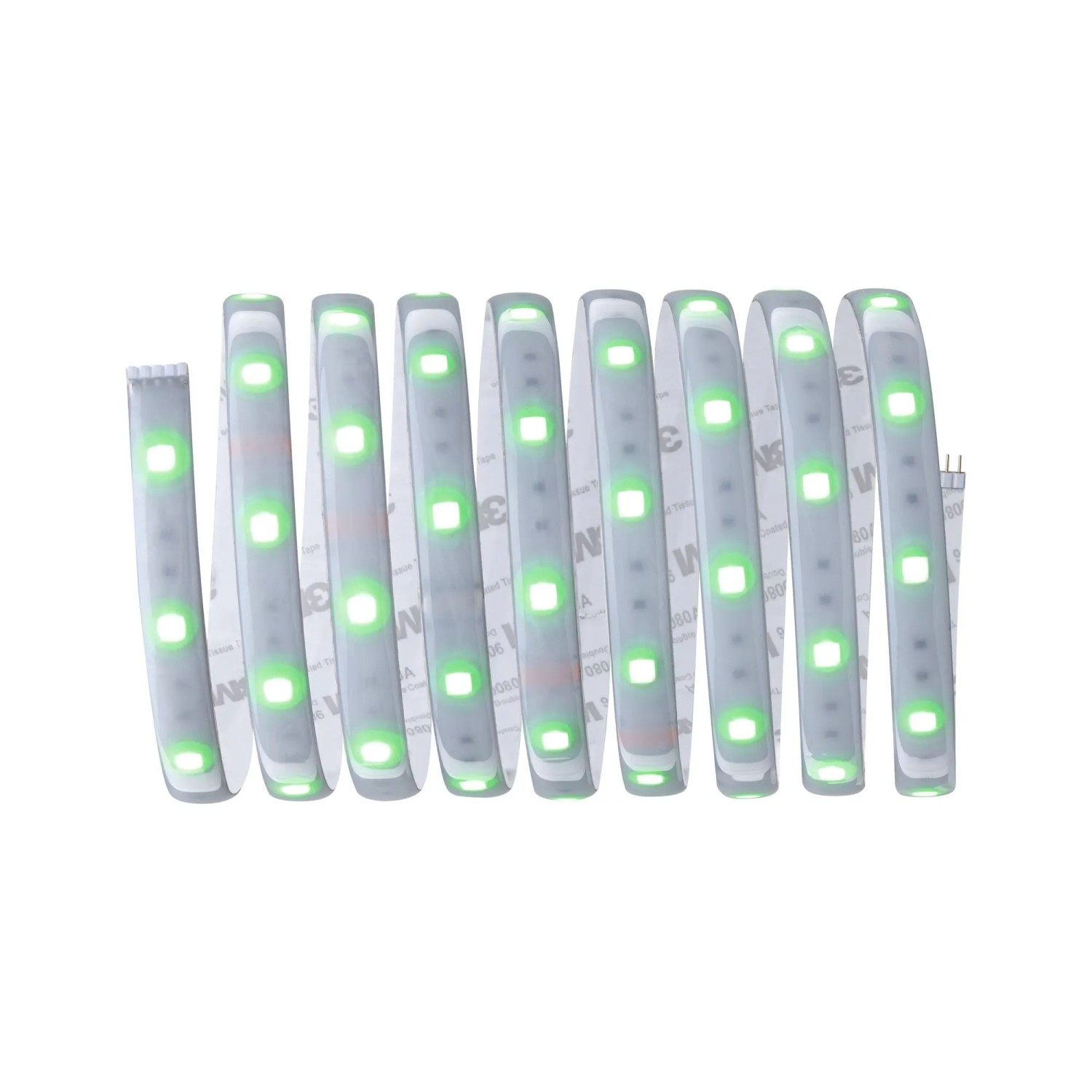 Flexibler Paulmann MaxLED 250 RGBW LED-Streifen, 2,5 m, mit grünen LEDs, ideal zur Erweiterung von Sets.